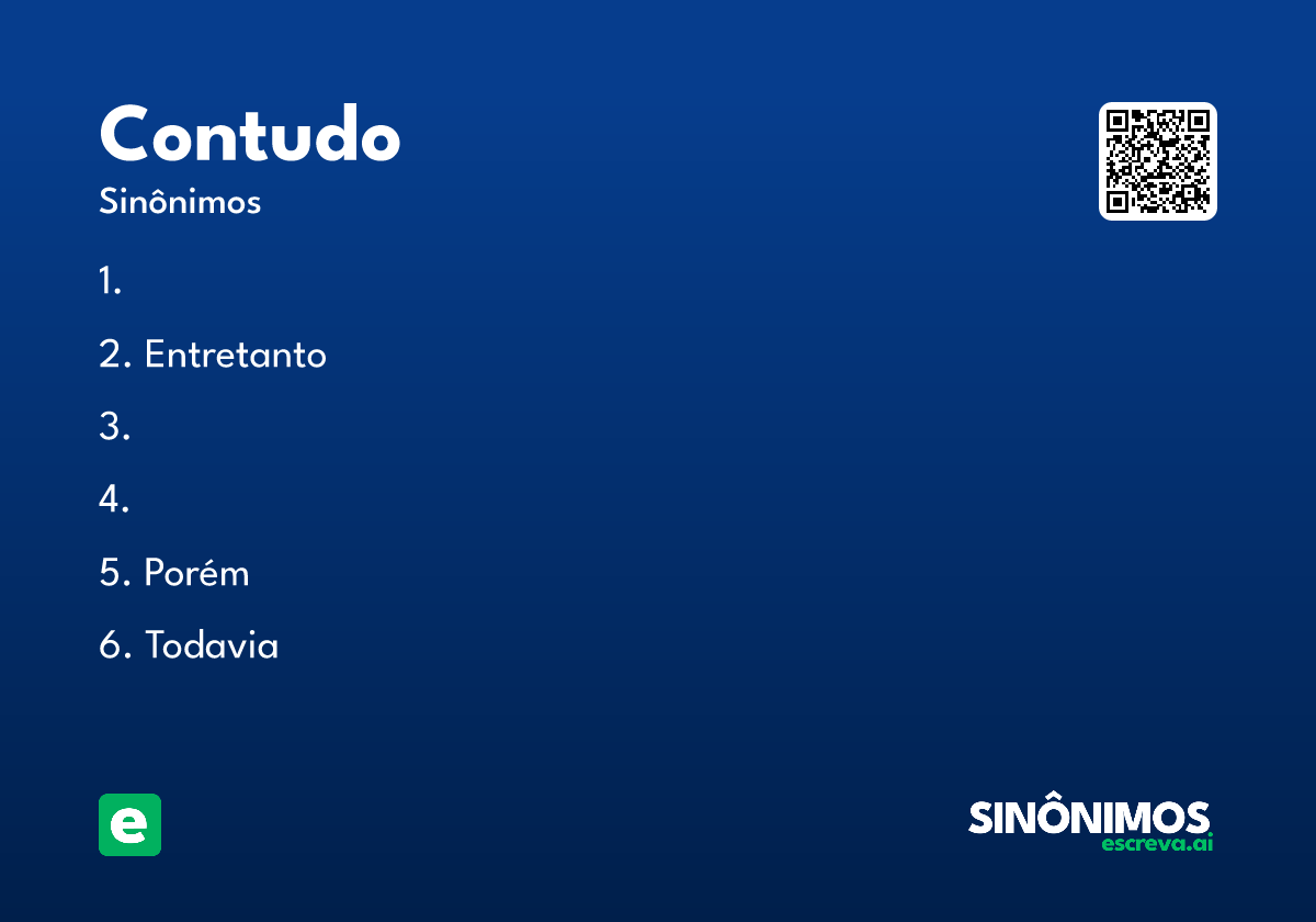contudo
