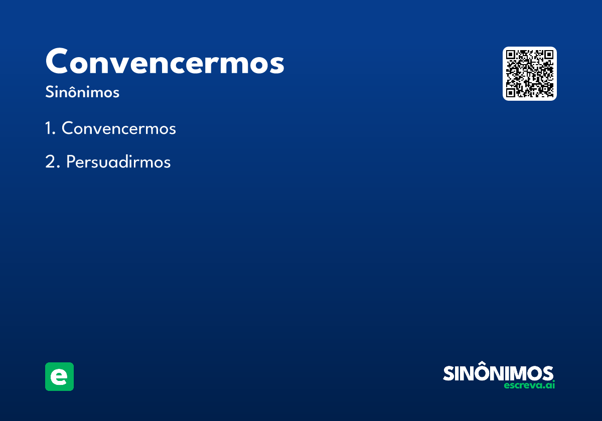 convencermos