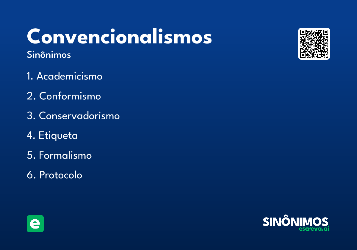 convencionalismos