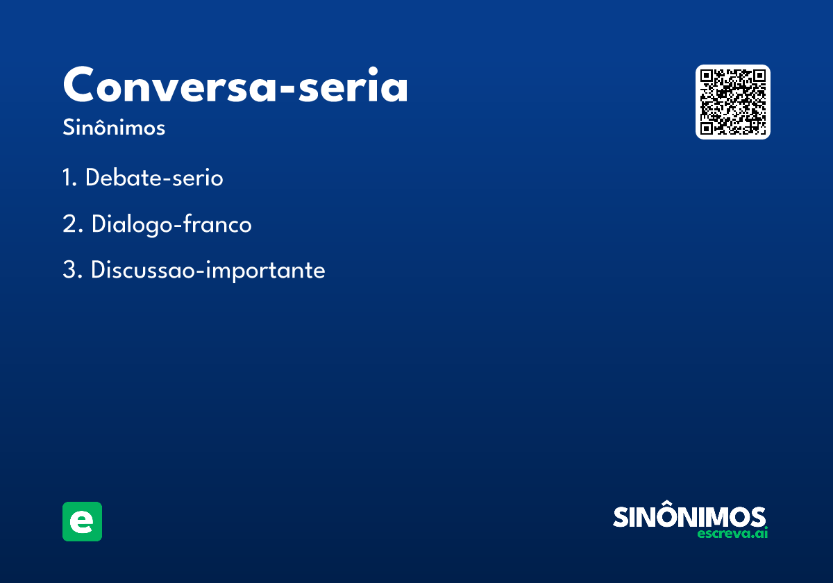 conversa-seria