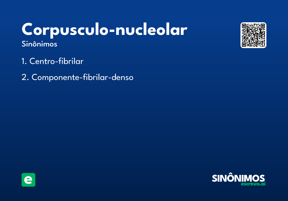 corpusculo-nucleolar