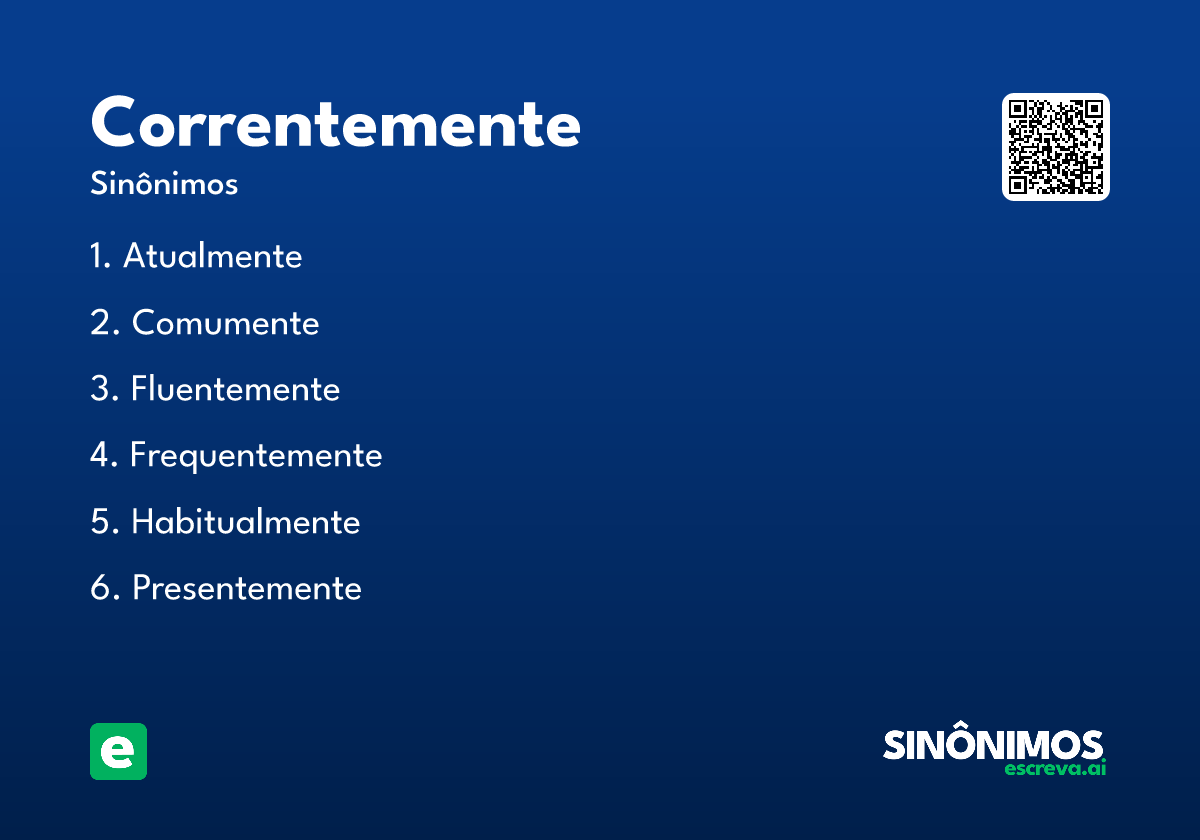 correntemente