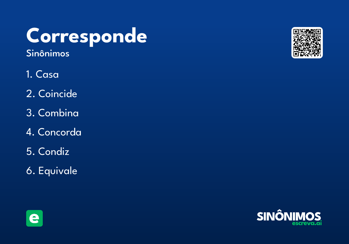 corresponde