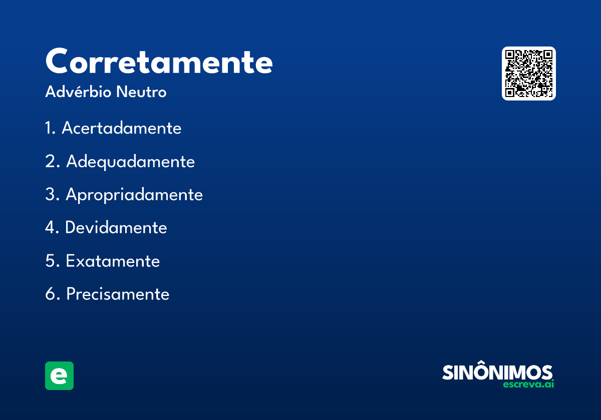 corretamente