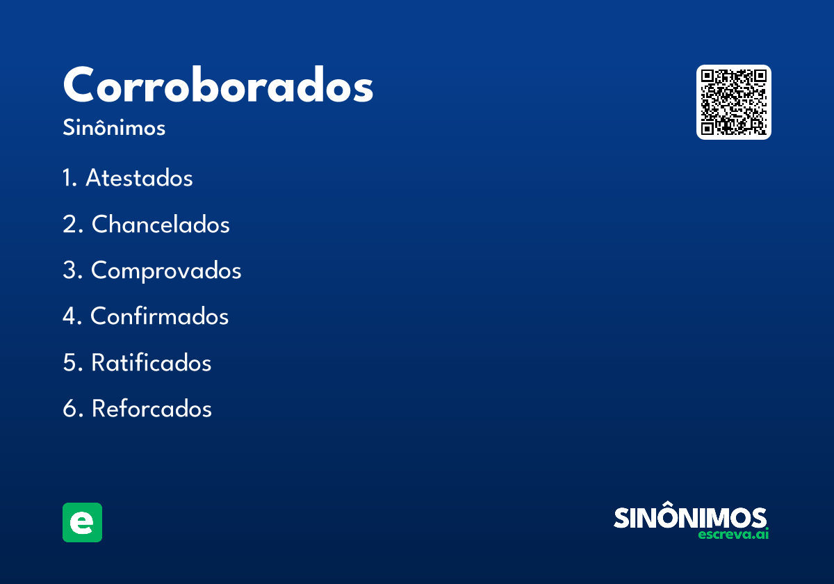 corroborados