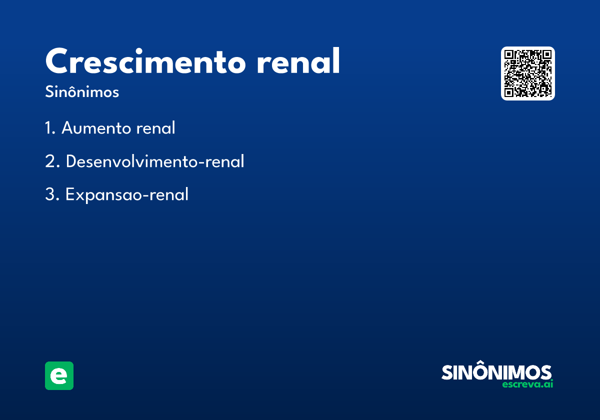 crescimento renal