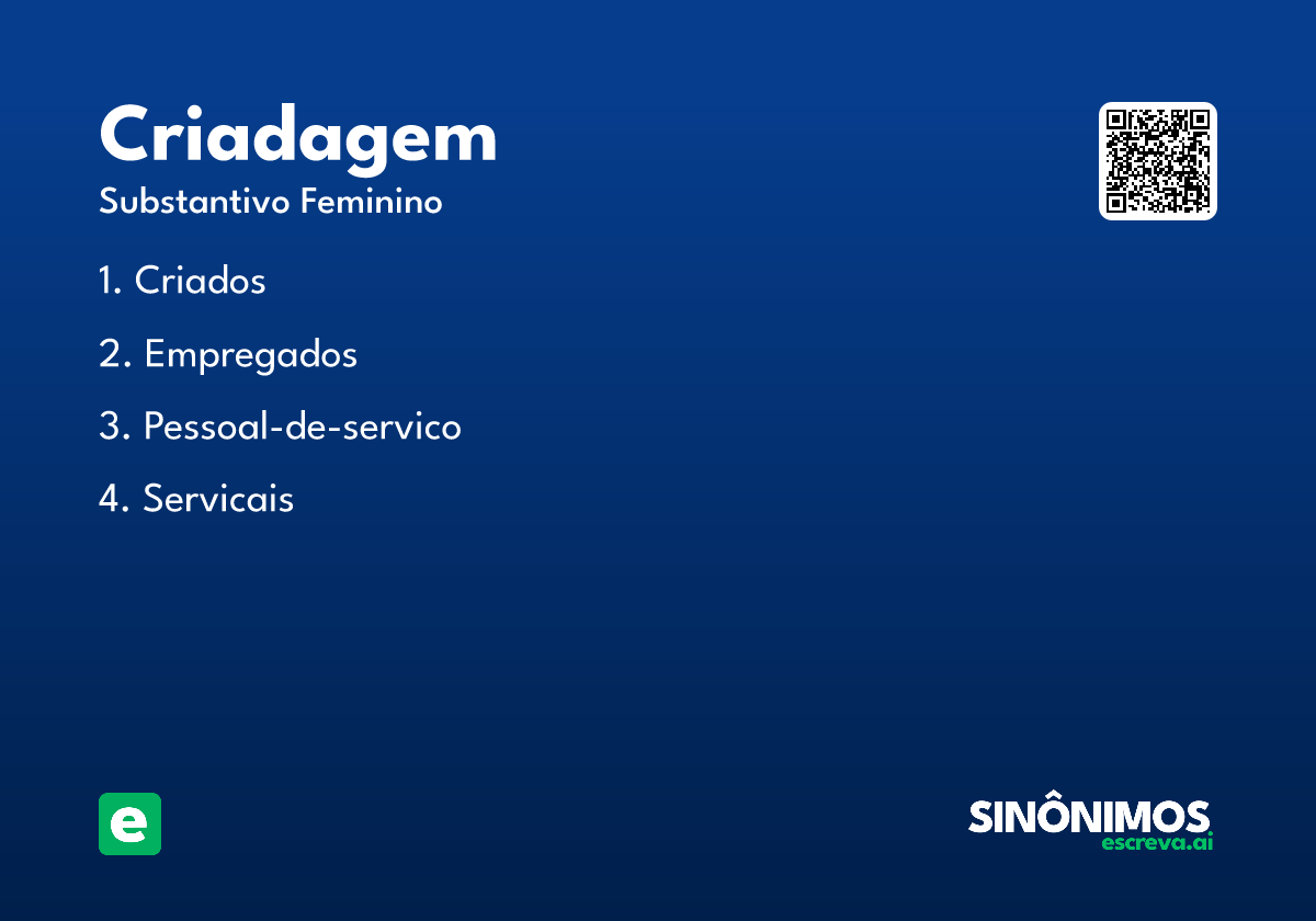 criadagem
