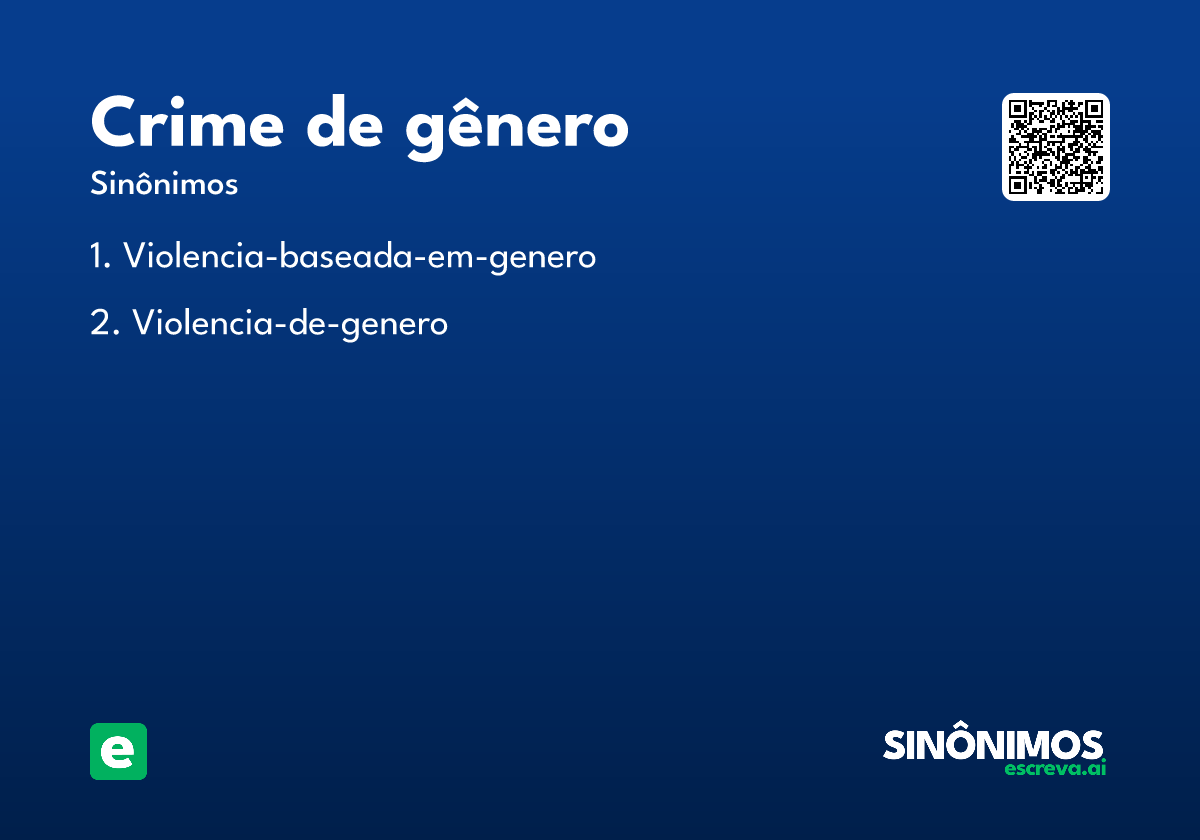 crime de gênero