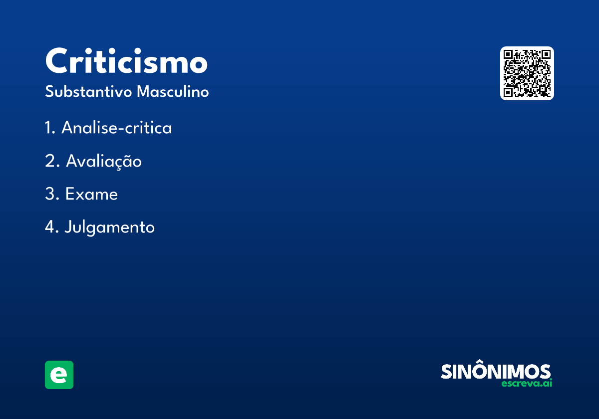 criticismo