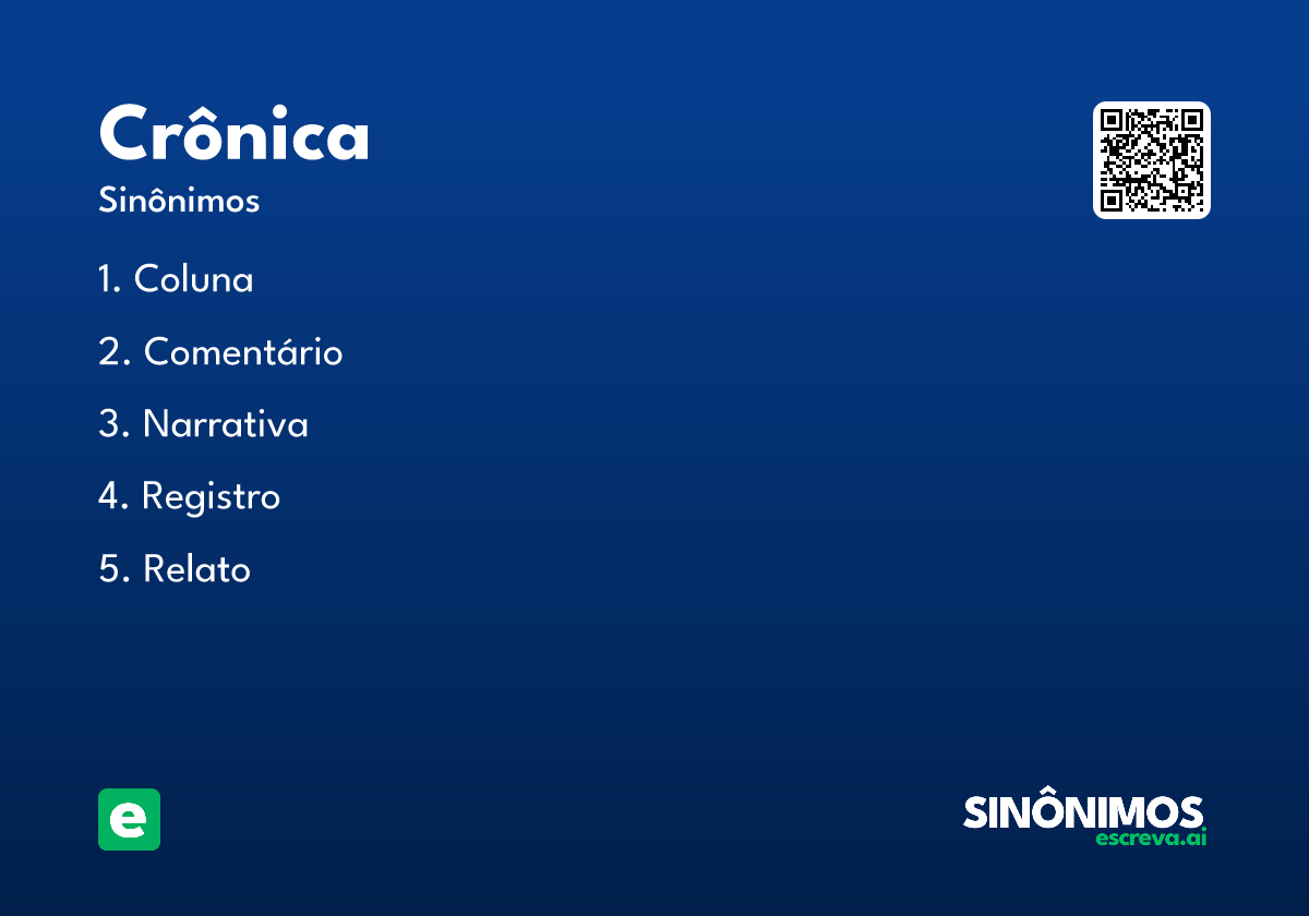crônica