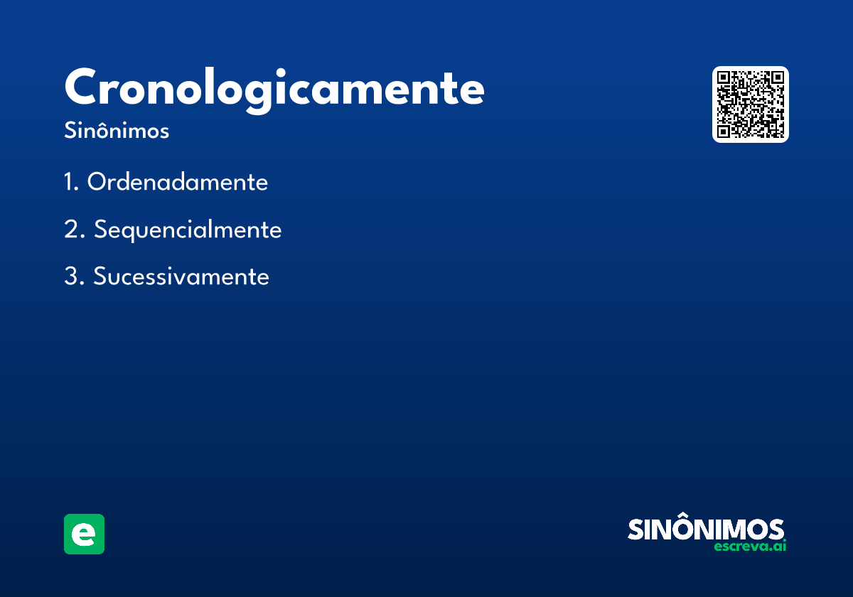 cronologicamente