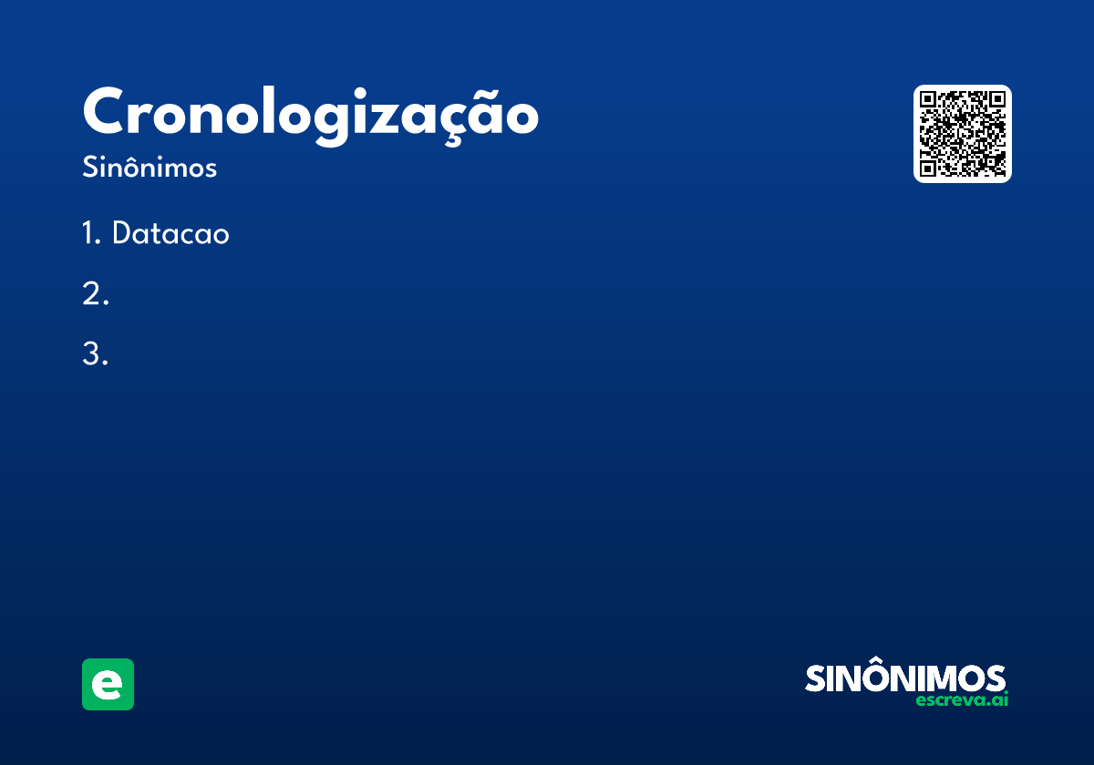 cronologização