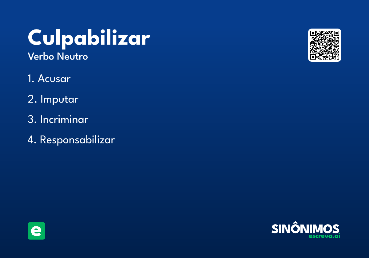 culpabilizar