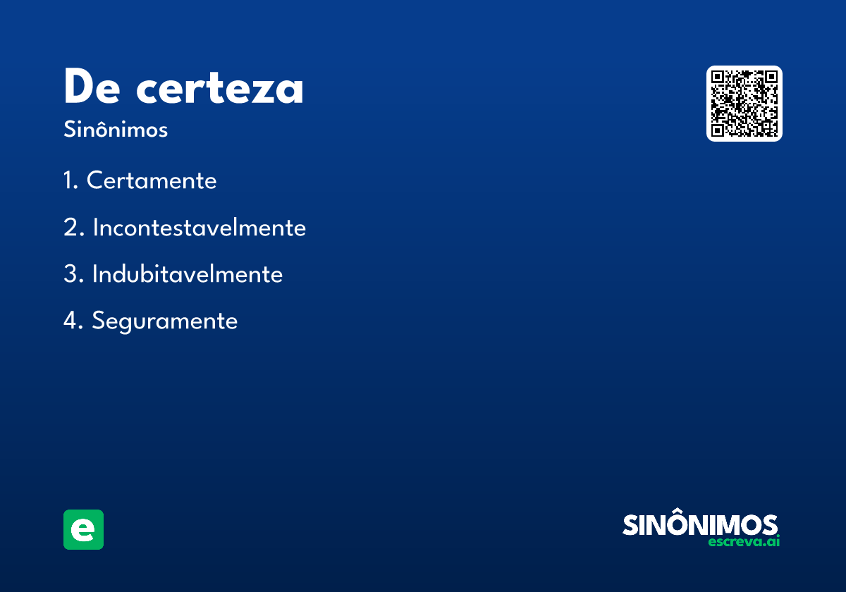 de certeza