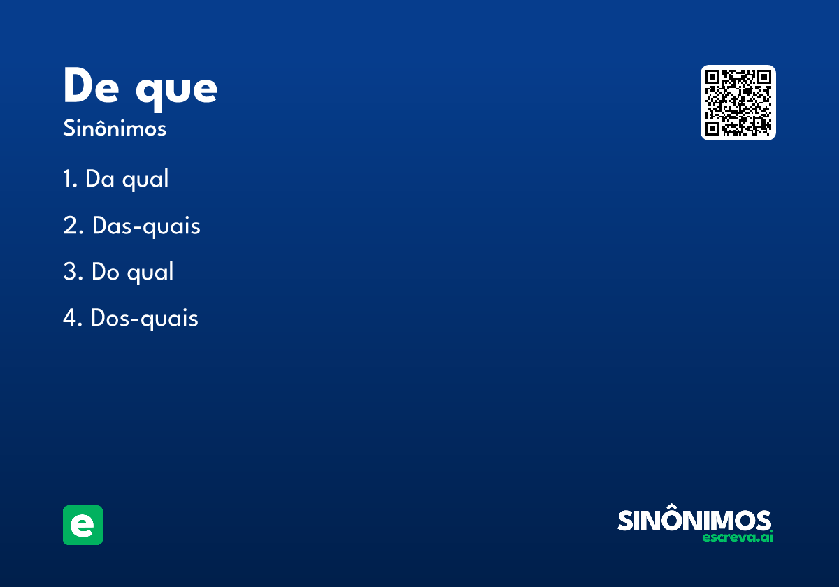 de que