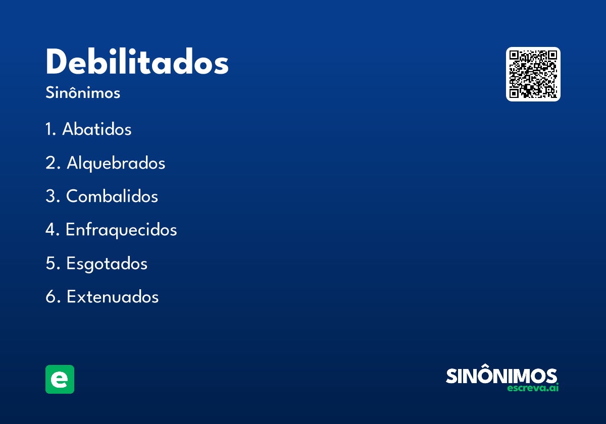 debilitados