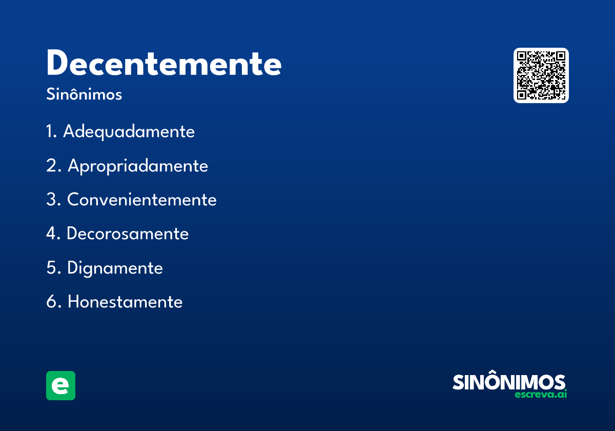 decentemente