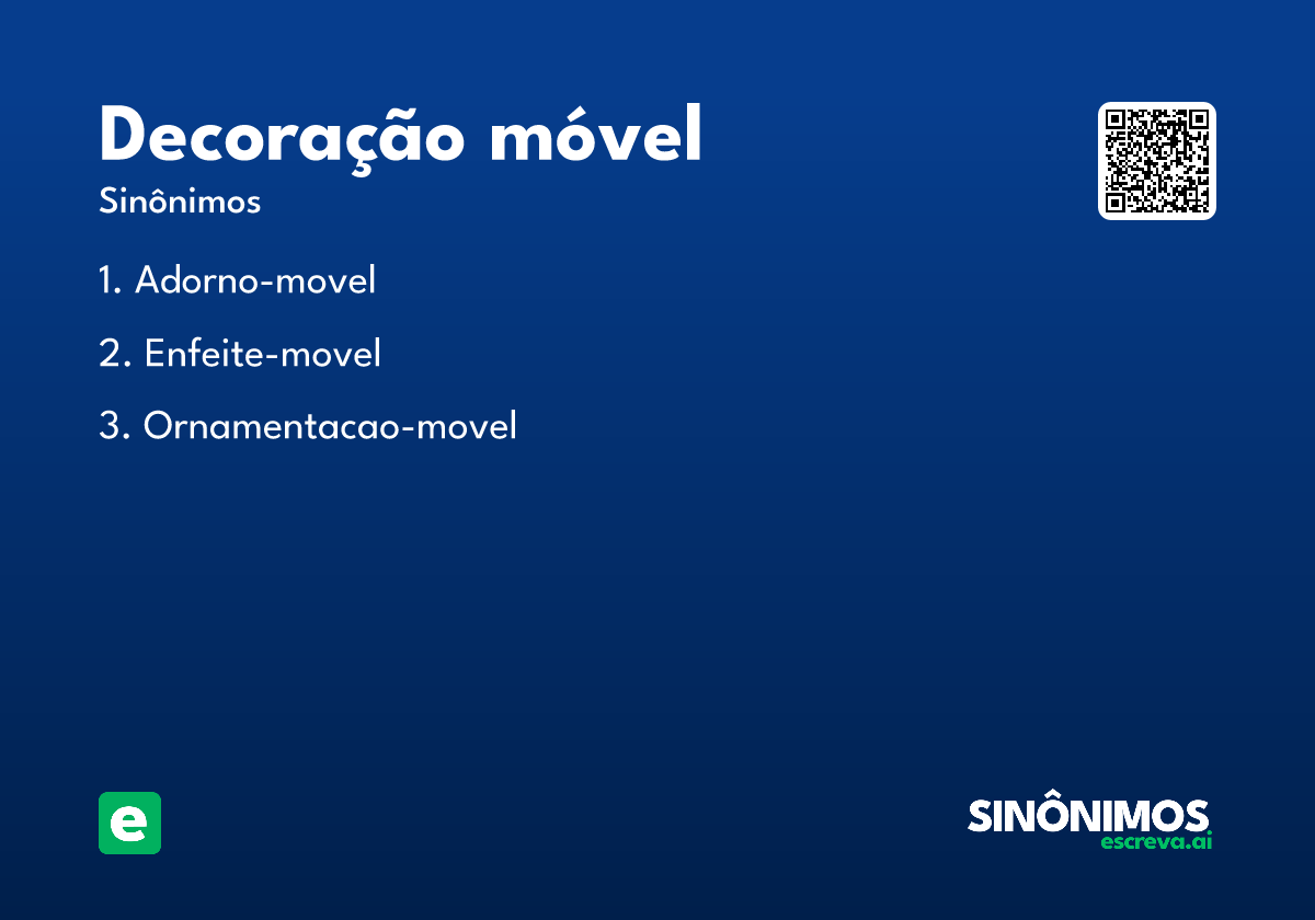 decoração móvel