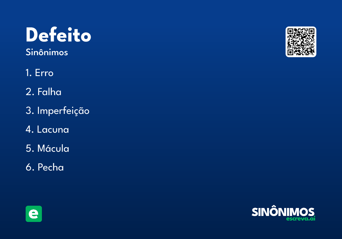 defeito