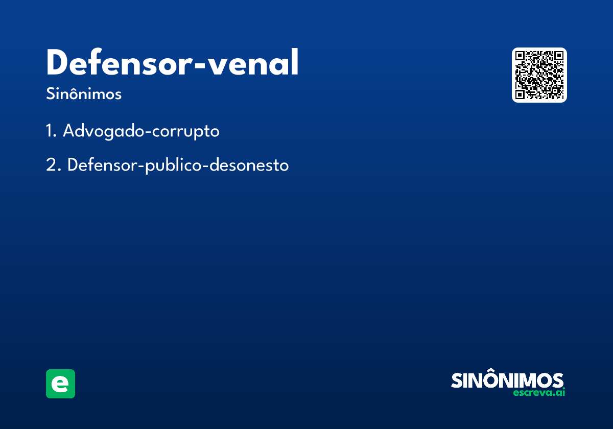 defensor-venal