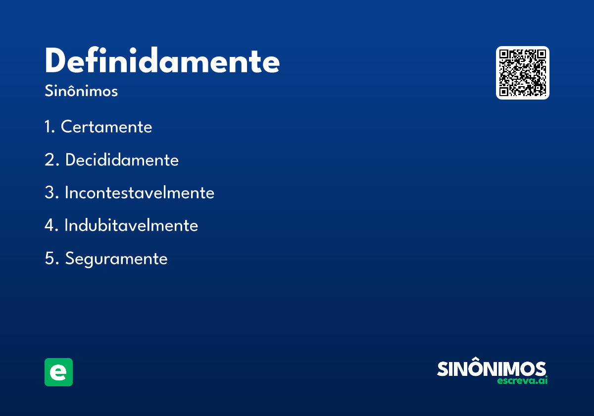 definidamente