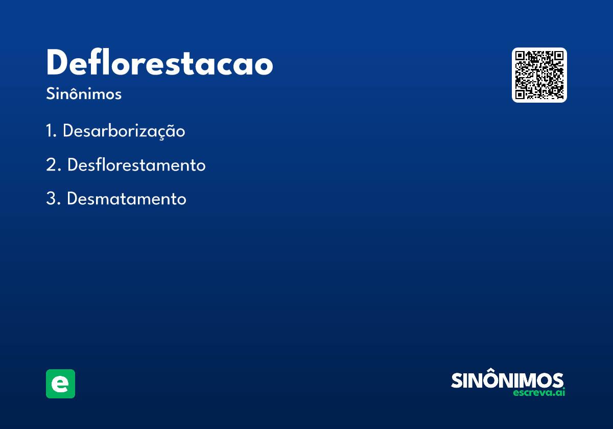 deflorestacao