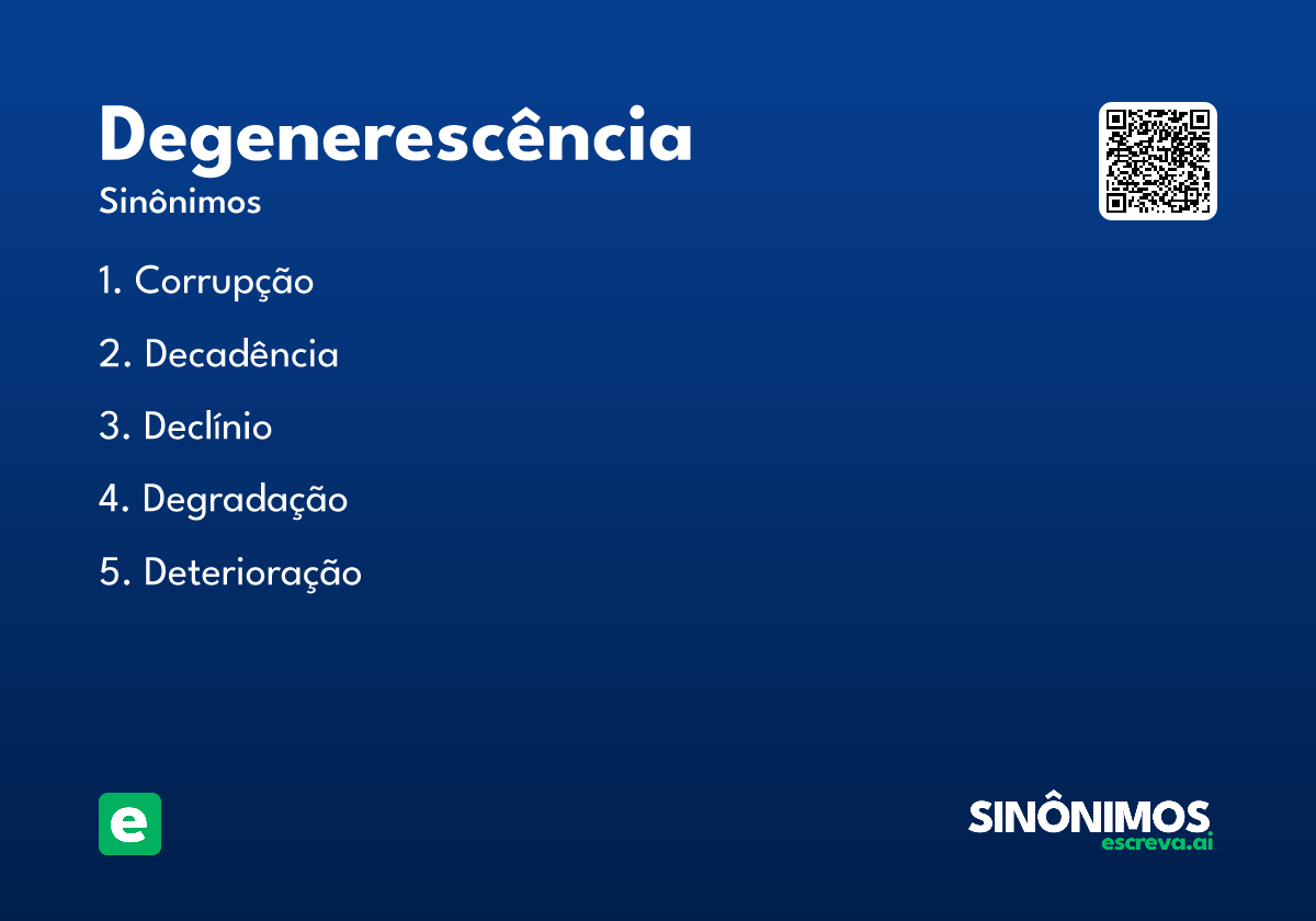 degenerescência