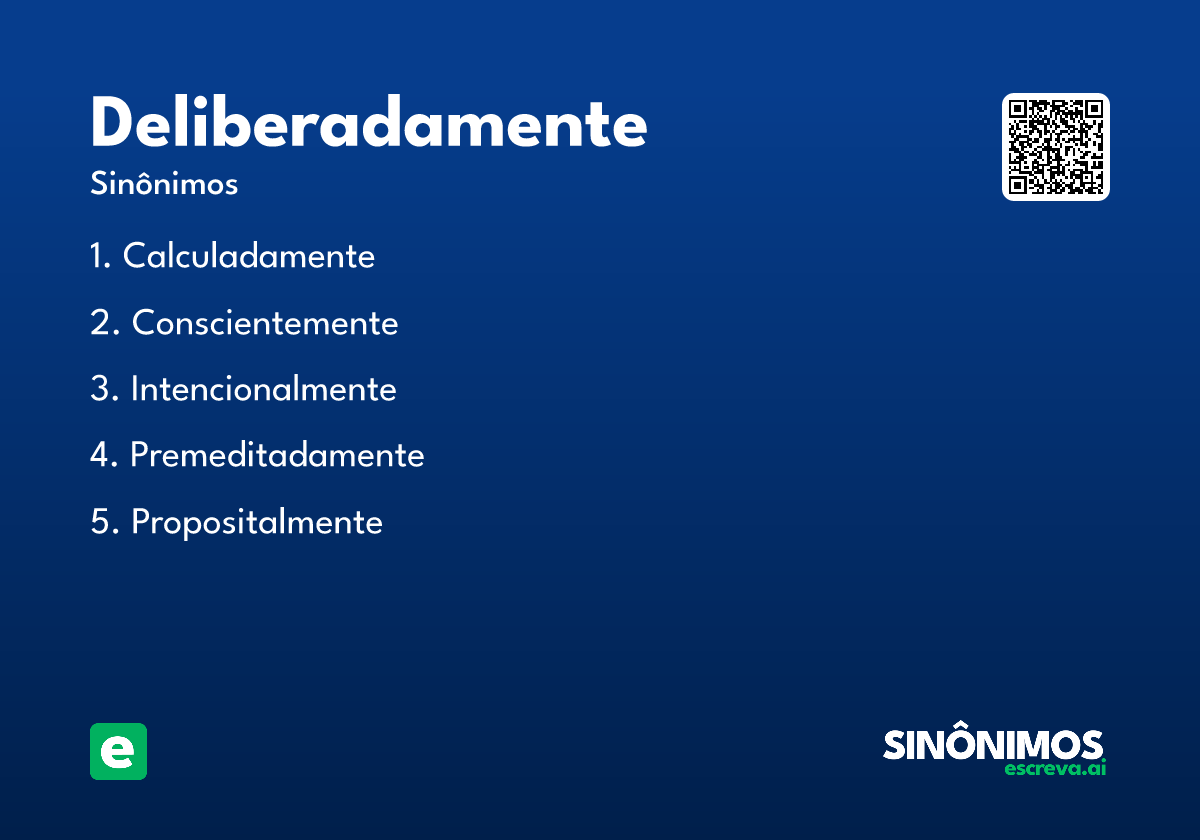 deliberadamente