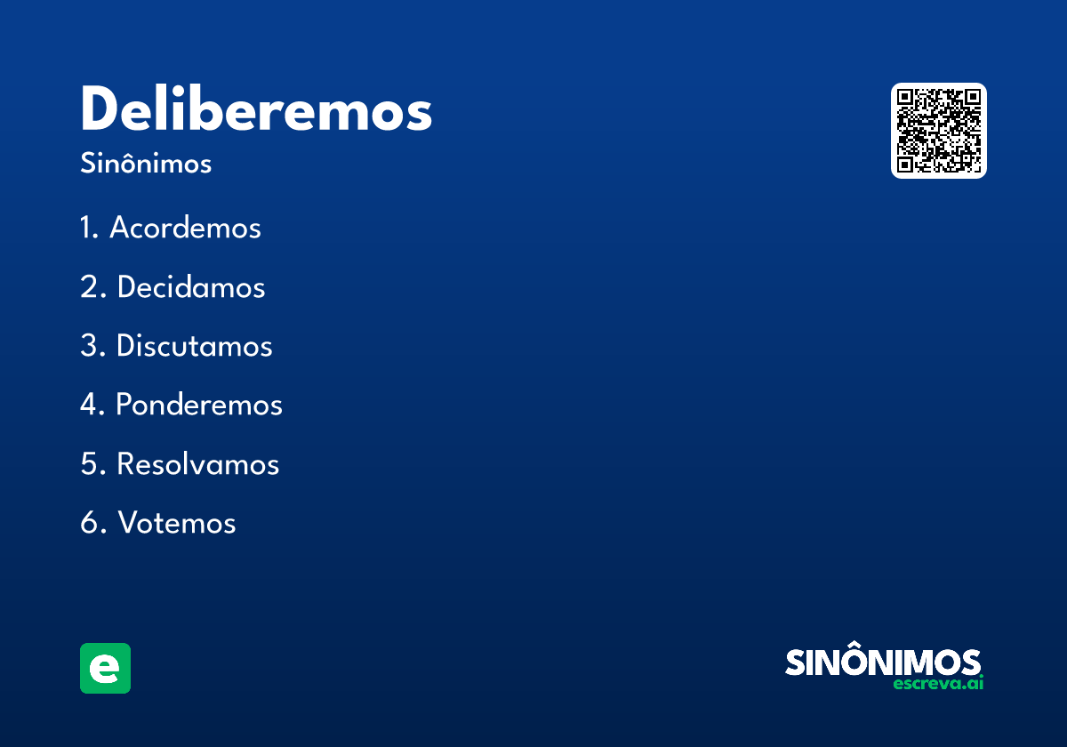 deliberemos