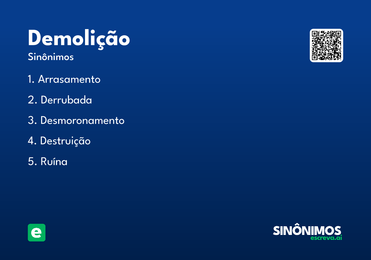 demolição