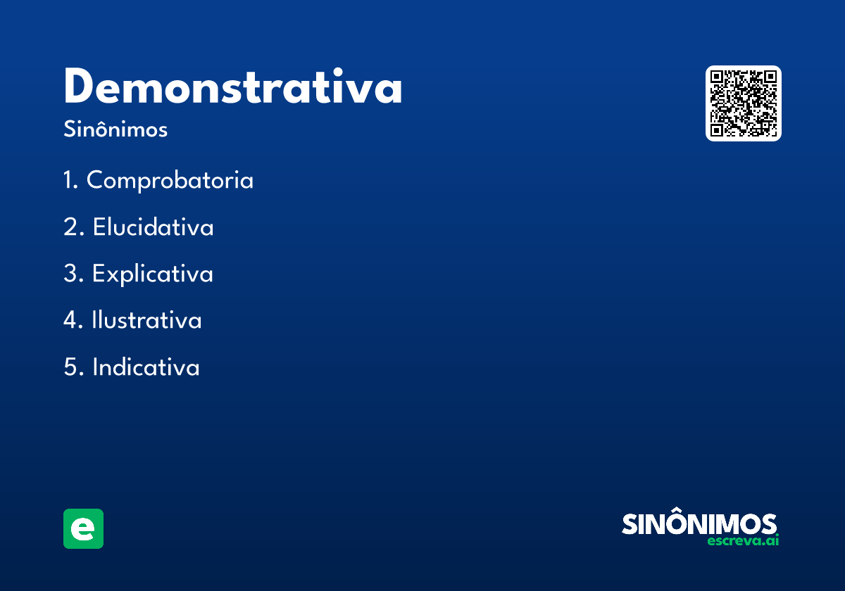 demonstrativa