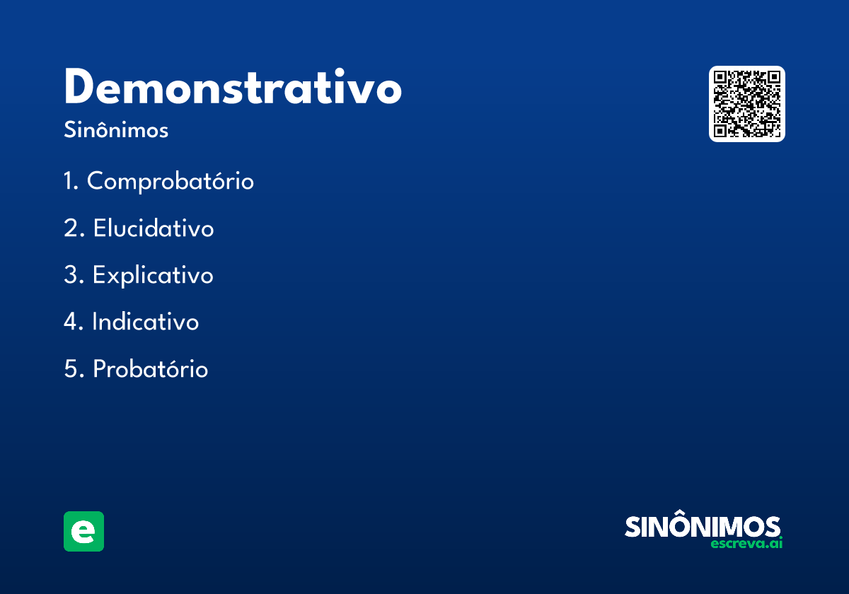 demonstrativo