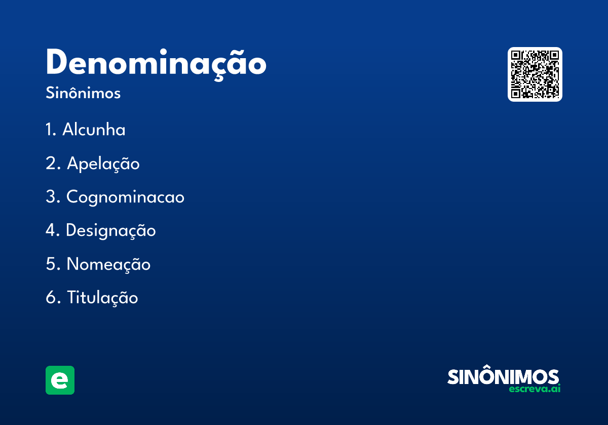 denominação