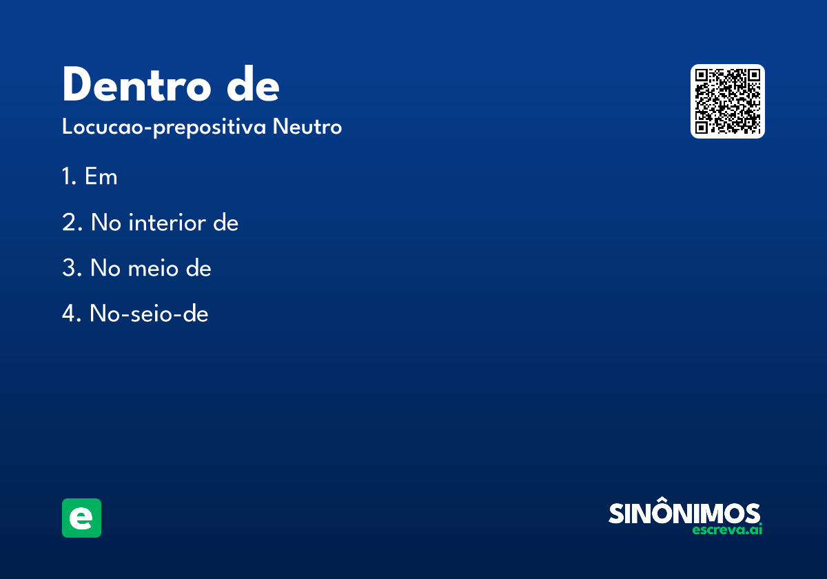 dentro de