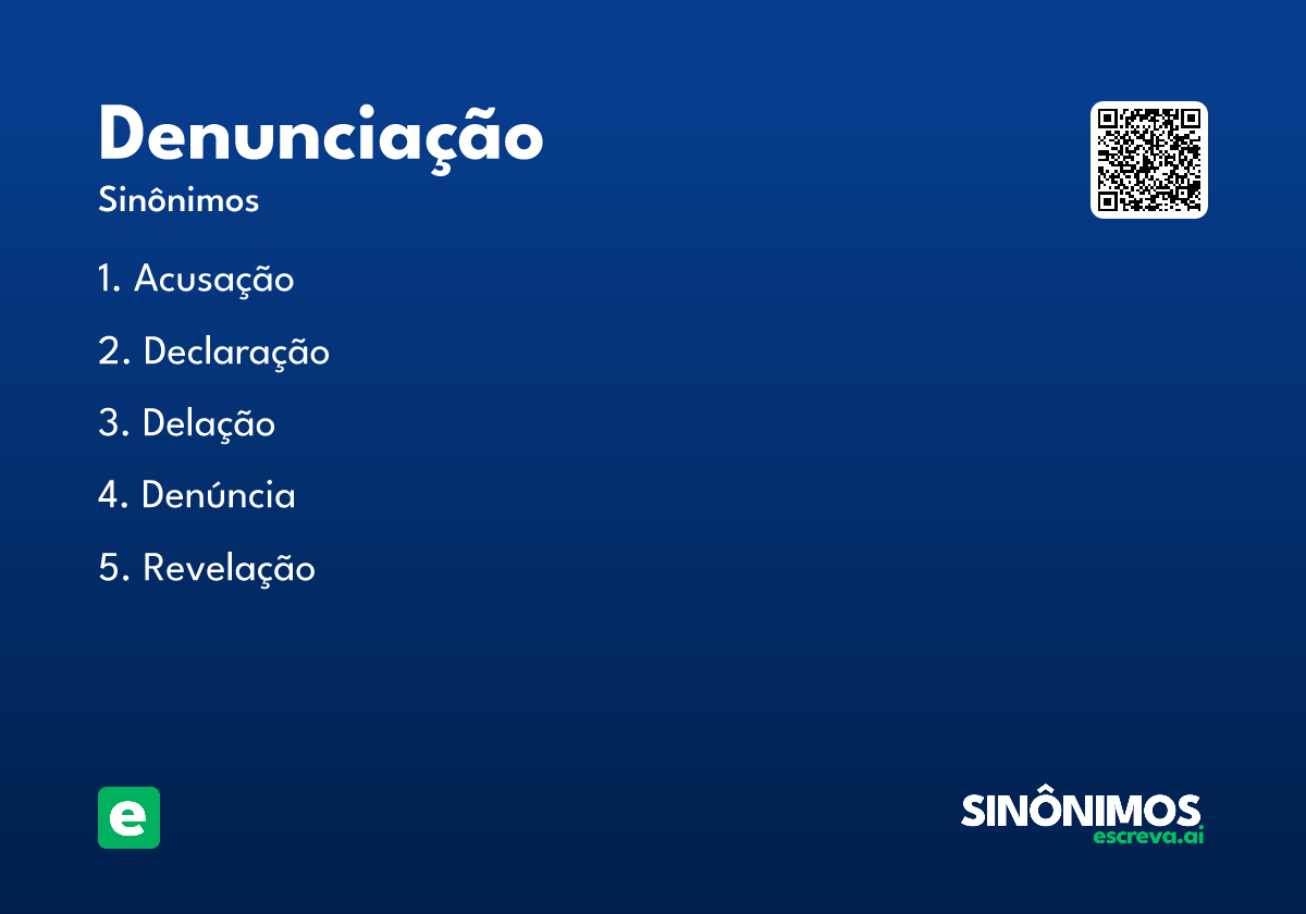 denunciação
