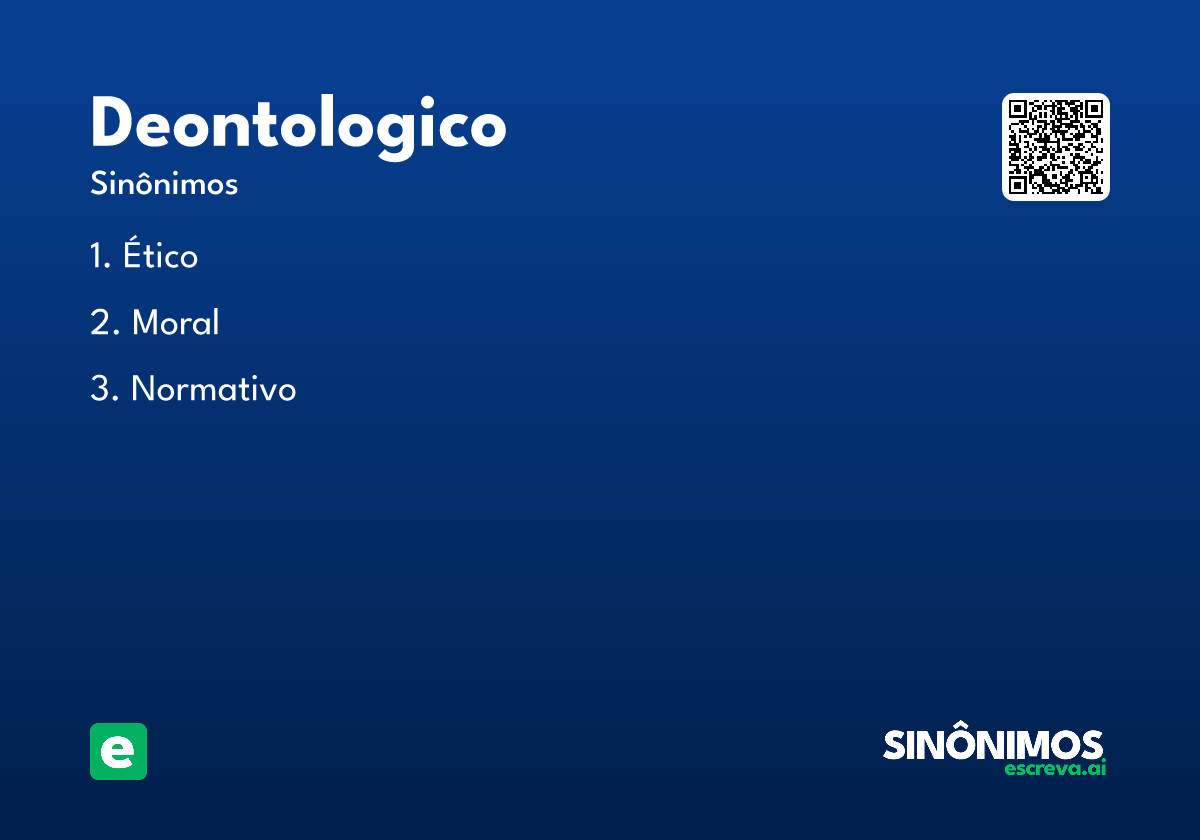 deontologico