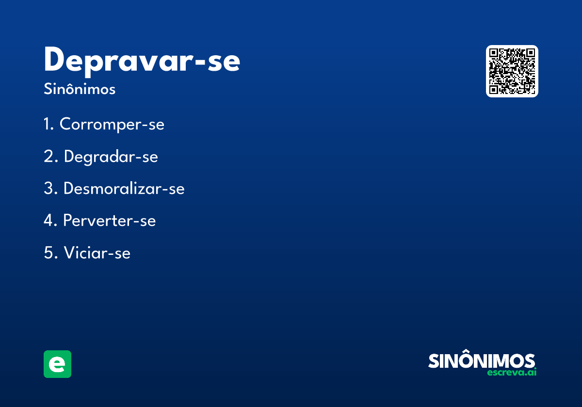 depravar-se