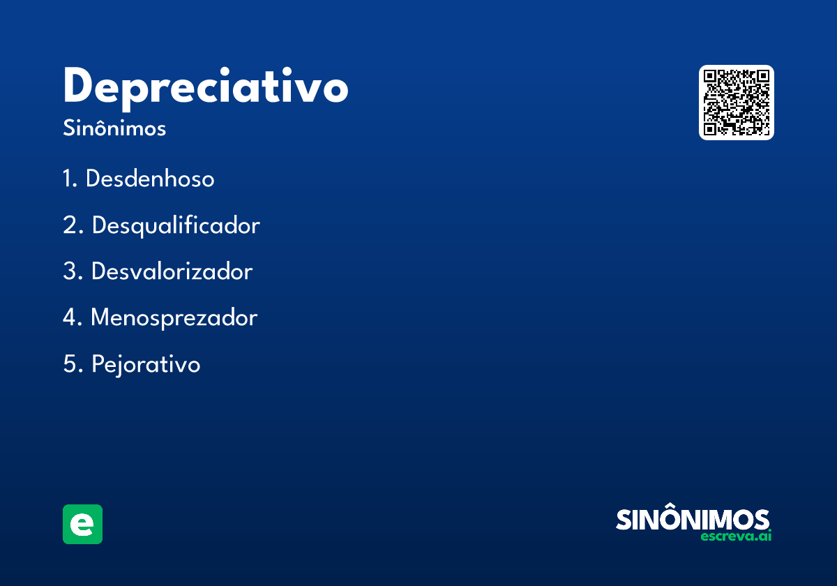 depreciativo