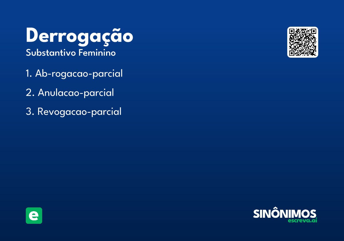 derrogação