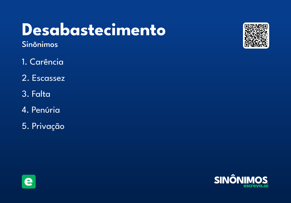 desabastecimento