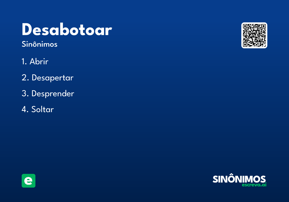 desabotoar