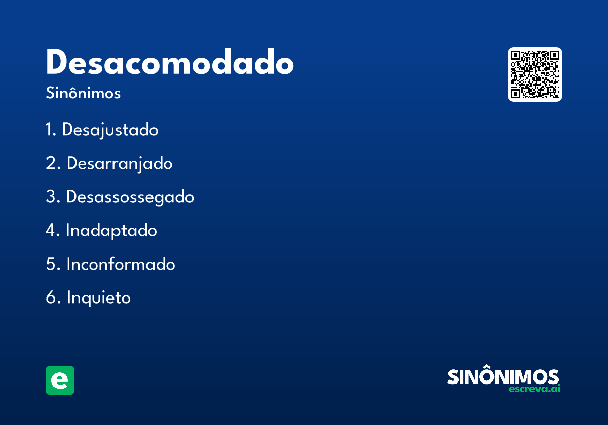 desacomodado
