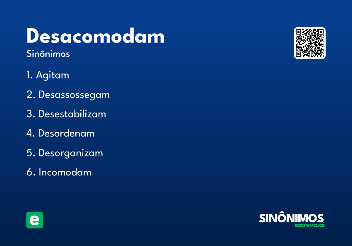 desacomodam