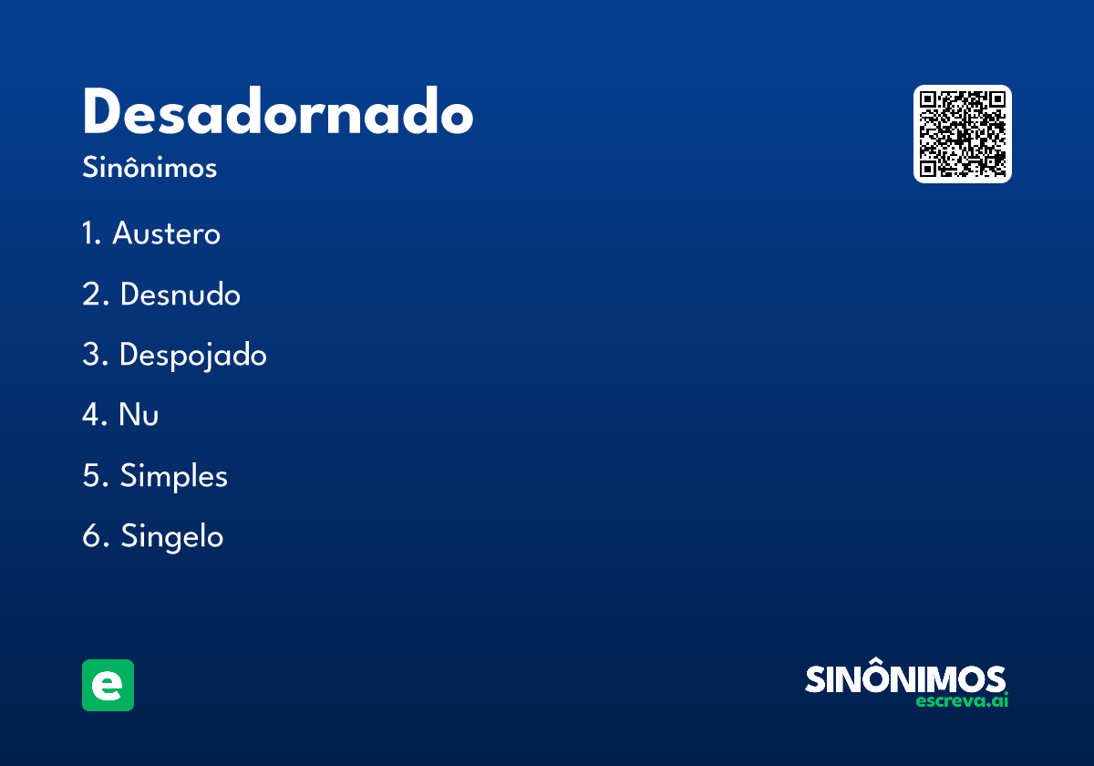 desadornado