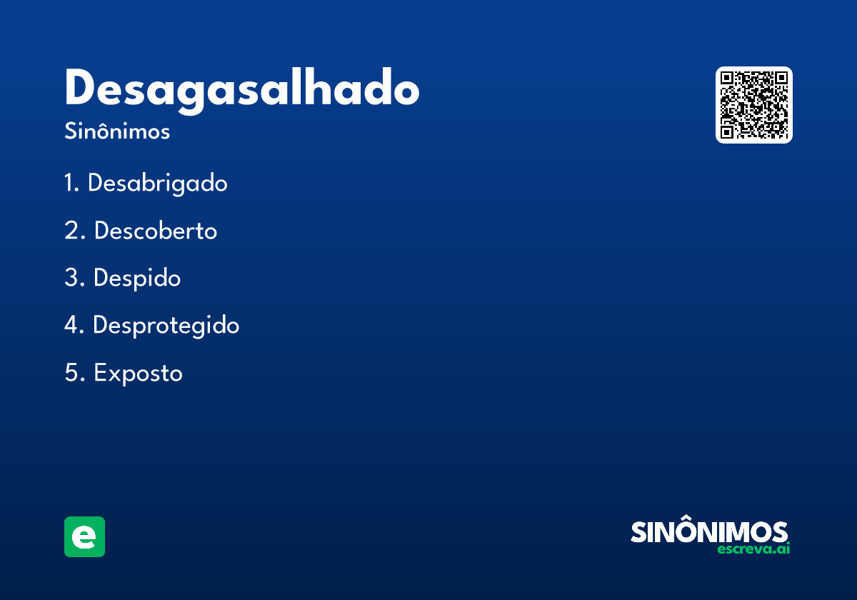 desagasalhado