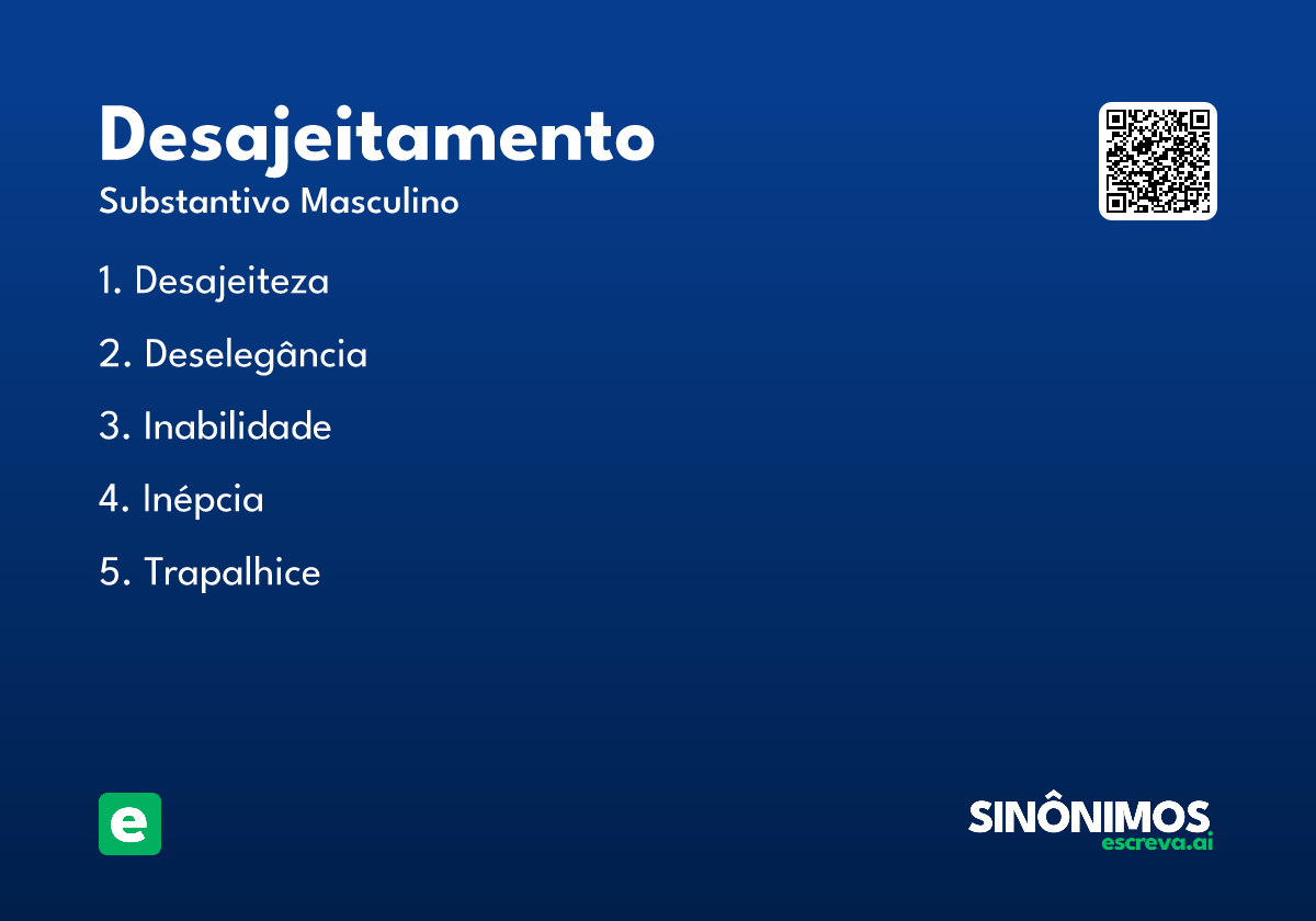 desajeitamento