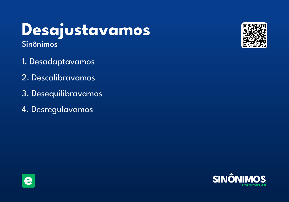 desajustavamos