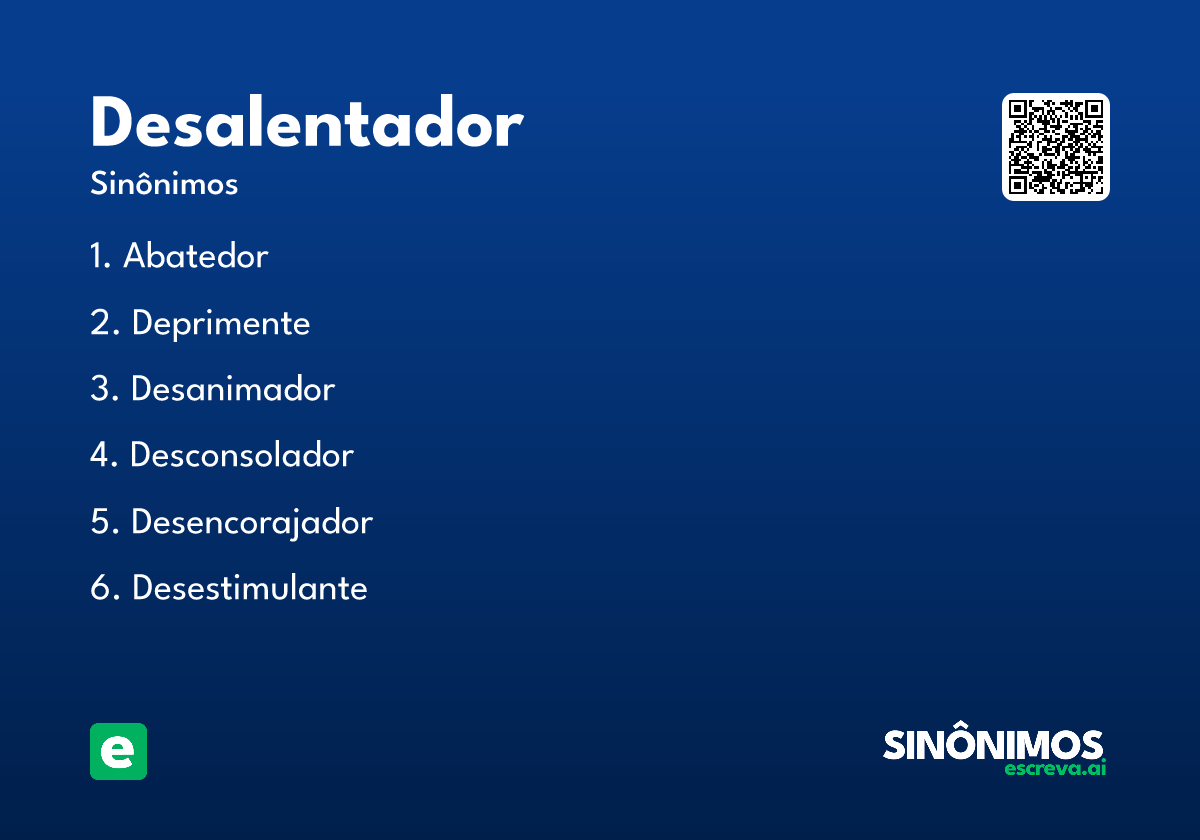 desalentador