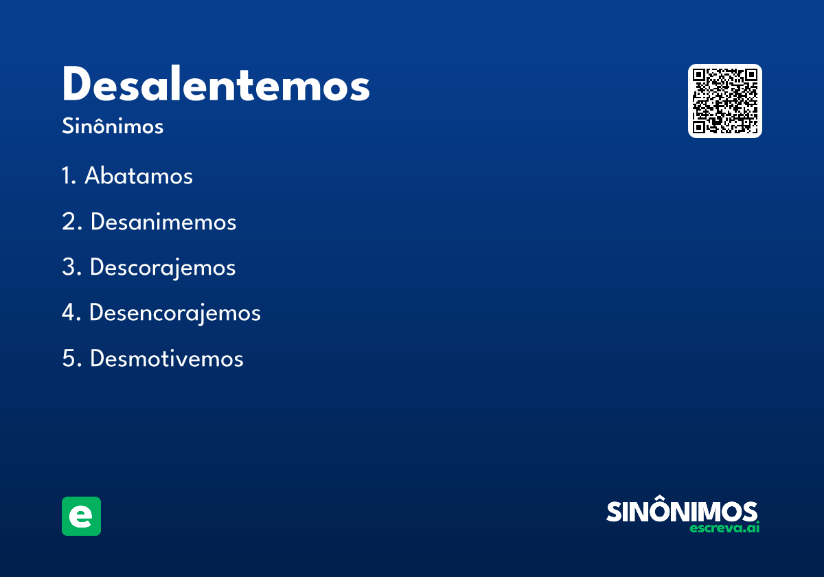 desalentemos