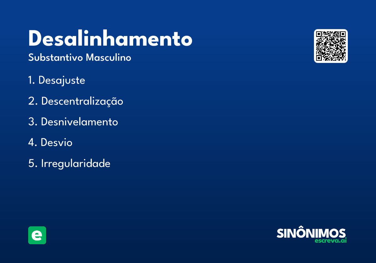 desalinhamento